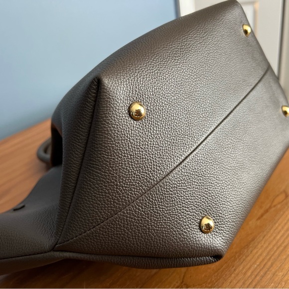 COPY - Demellier London x Claire Rose Icons LE Midi New York Bag Chocolate Leat… - Picture 8 of 16